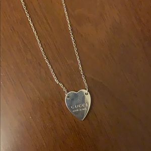 100% authentic Gucci heart necklace.